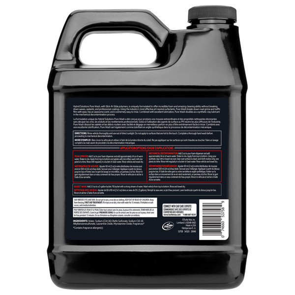 Turtle Wax car wash soap for ultimate cleaning & synthetic clay lubricant. Road grime removal with pH neutral surfactants. Made in USA.
